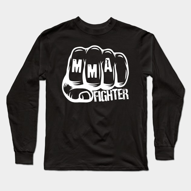 MMA Fighter Long Sleeve T-Shirt by schmomsen